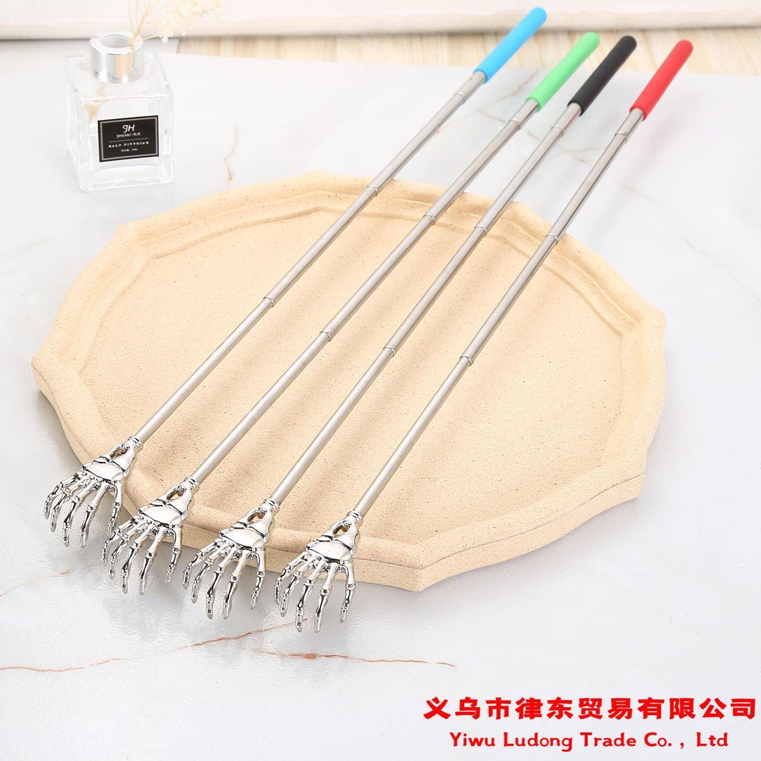 鬼手不锈钢可伸缩痒痒挠抓痒神器便携家用不求人抓背解痒