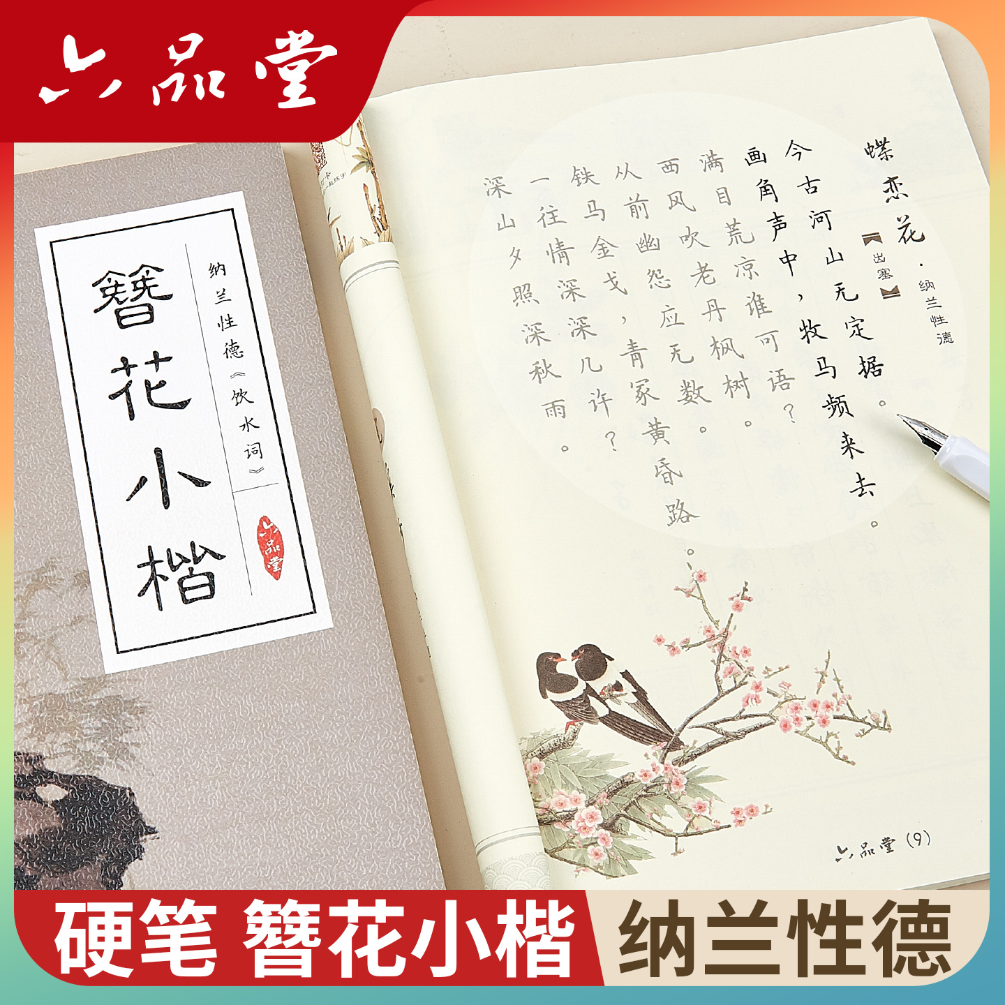 硬笔纳兰性德饮水词簪花小楷