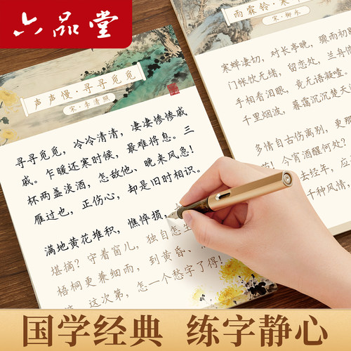 字帖成人练字楷书字漂亮练字静心