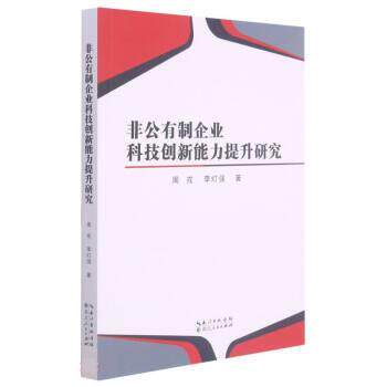 【文】 非公有制企业科技创新能力提升研究 9787216102186 湖北人民出版社