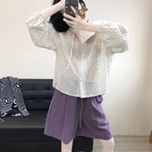 蕾丝边连帽波点长袖 外套 满足日常 法式 大萌家 earl南法情书