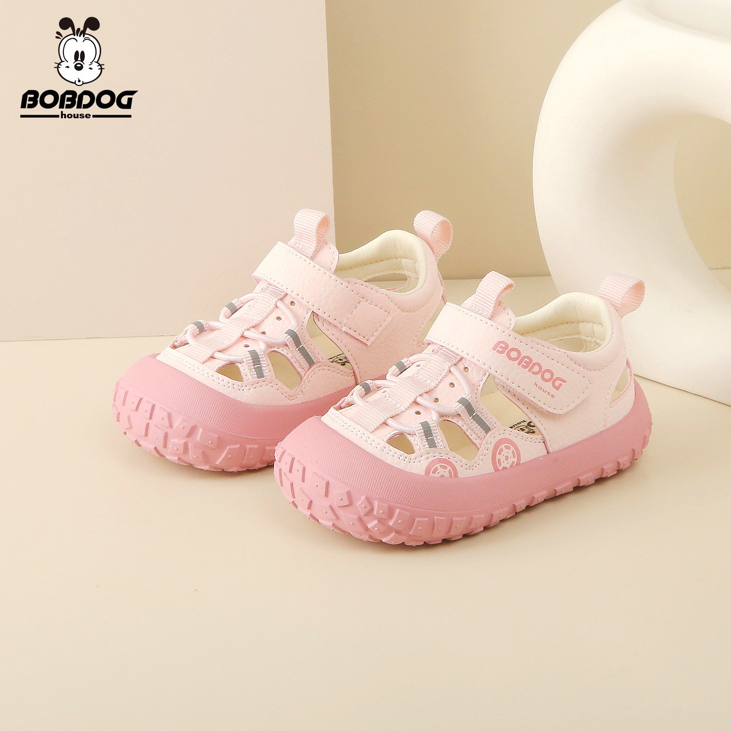 Bobdog House巴布豆宝宝学步凉鞋1-4岁男女婴童软底运动鞋3稳步鞋
