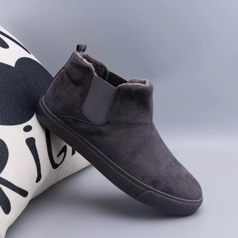 时尚雪地靴冬季加绒加厚高帮棉鞋男套脚麂皮绒保暖休闲鞋潮流男鞋,流行男鞋,时尚雪地靴,淘宝优惠券,粉丝福利购,淘宝优惠卷