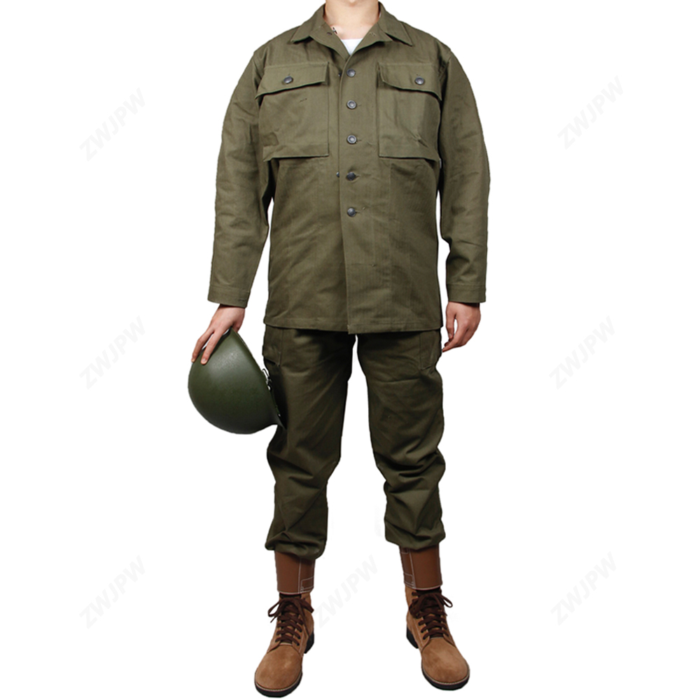ZWJPW/美式复古ARMY HBT 套装制服血战钢锯岭诺曼底登陆复刻套装