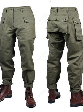 ZWJPW/美式HBT USMC P44 长裤 休闲复古 工装宽松Vint复刻