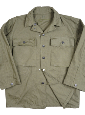 ZWJPW/美式复古HBT ARMY上衣外套休闲服复刻工装宽松Vintag