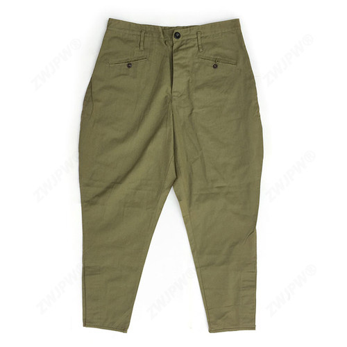 春季新品骑兵人字纹休闲裤