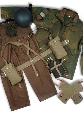 二战英式伞兵空降兵套装丹尼森SMOCK P37组合（复刻影视道具）