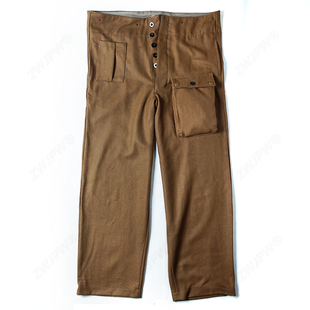 英式复古  伞兵裤 丹尼森裤子呢子 复刻户外男士长裤
