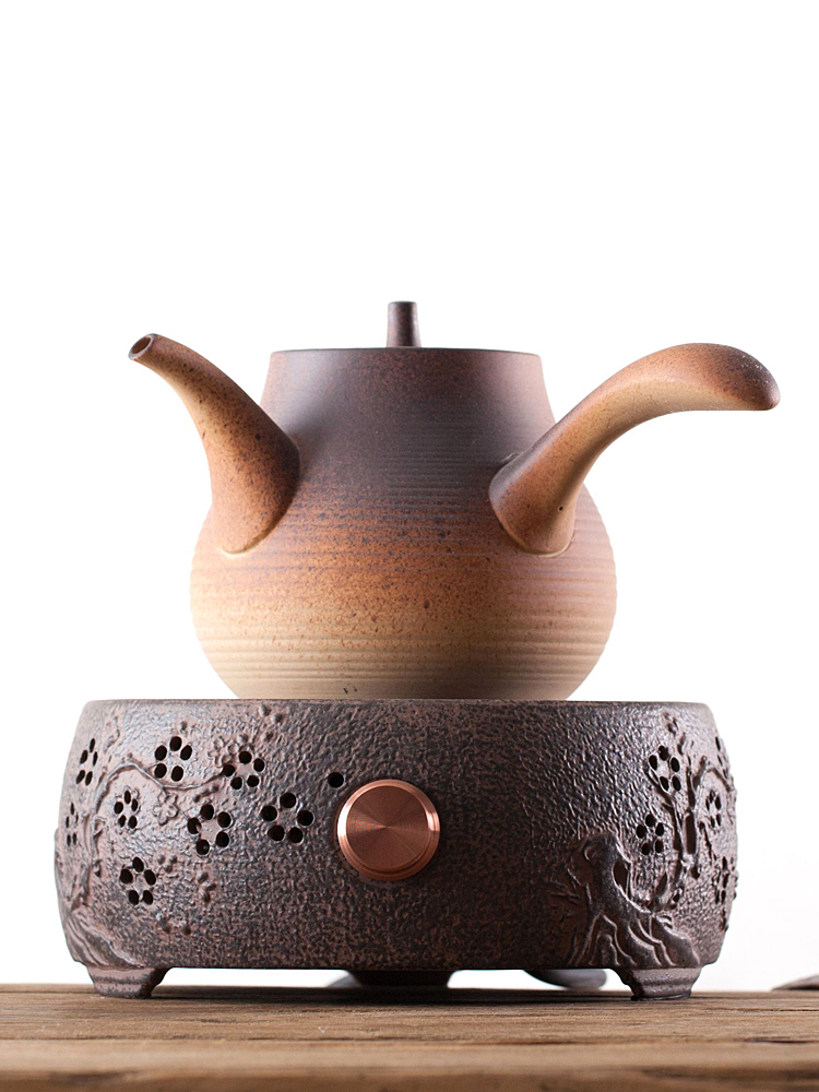陶瓷耐热煮水壶泡茶煮茶壶电陶炉工夫茶烧水壶侧把壶成竹茶器包邮