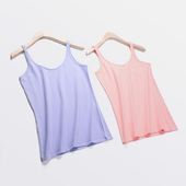春夏季 林莺鸟纯棉吊带背心女打底内搭薄款 外穿打底衫 无袖 全棉修身