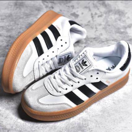 adidasSambaXLG白黑板鞋