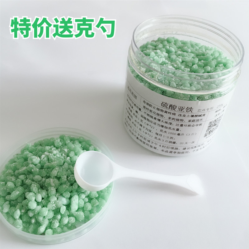 硫酸亚铁花肥料防黄叶养花酸性茶花栀子花铁树绿植盆栽家用通用型