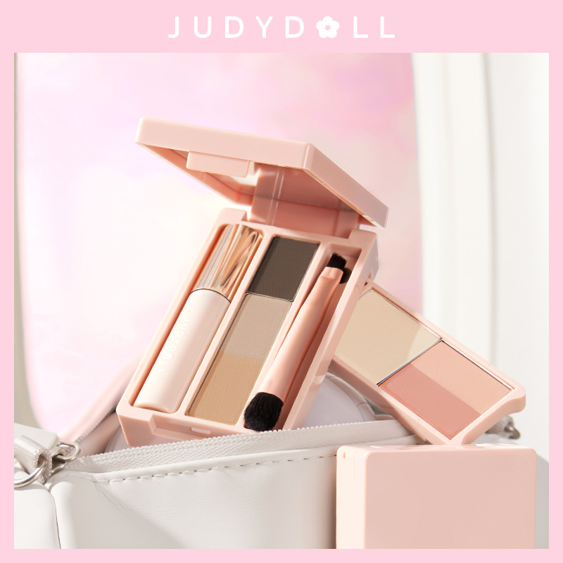 Judydoll橘朵掌心盒迷你盘眼影盘彩妆综合盘睫毛旅行通勤日常淡妆