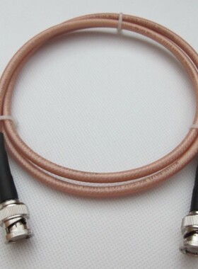 50欧示波器镀银连接线环保出口BNC双公头Harbour RG142射频转接线