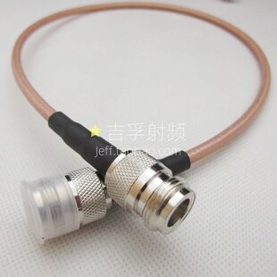 双头优质N母头(外螺内孔)接50-3美国RG142或RG400镀银高屏高温线