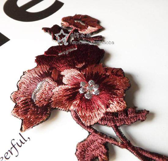 花朵布贴衣服diy装饰补丁贴花绣花贴片刺绣补贴裤子补洞贴
