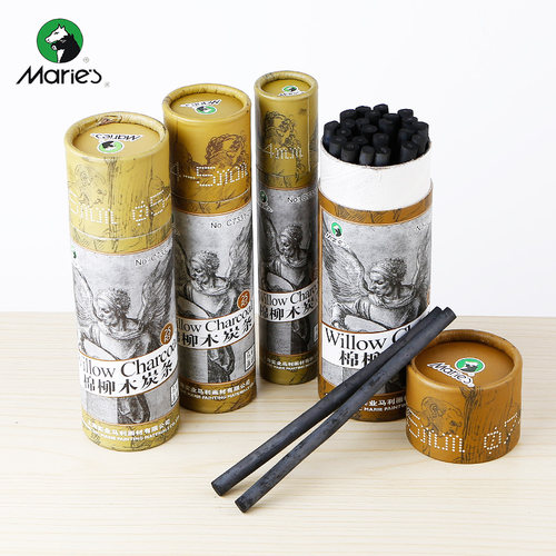 马利素描棉柳木炭条