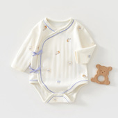 2026婴儿包屁衣春秋纯棉新生儿衣服长袖 四季 无骨宝宝哈衣三角爬服