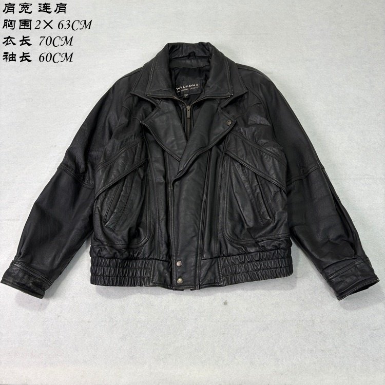 迈克古着美式复古飞行员机车风尖货男款羊皮皮衣夹克外套,男装,夹克,淘宝优惠券,粉丝福利购,淘宝优惠卷