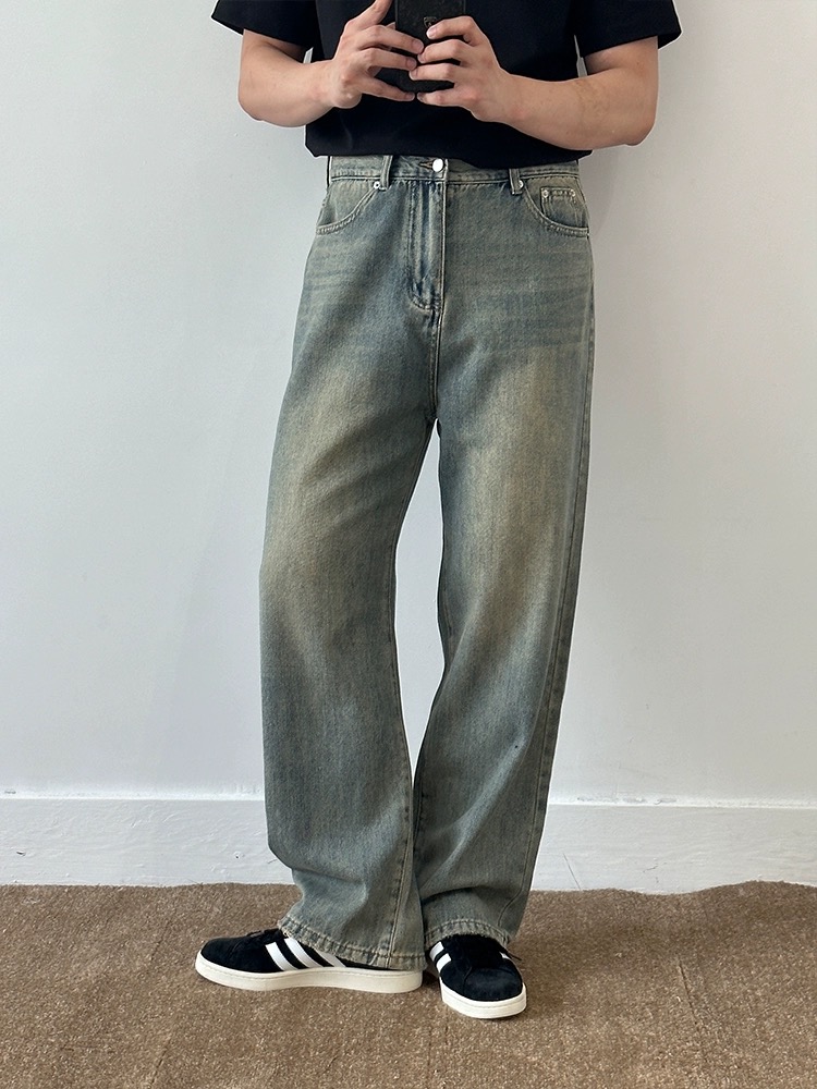 长裤牛仔裤X.T拉链水洗春夏