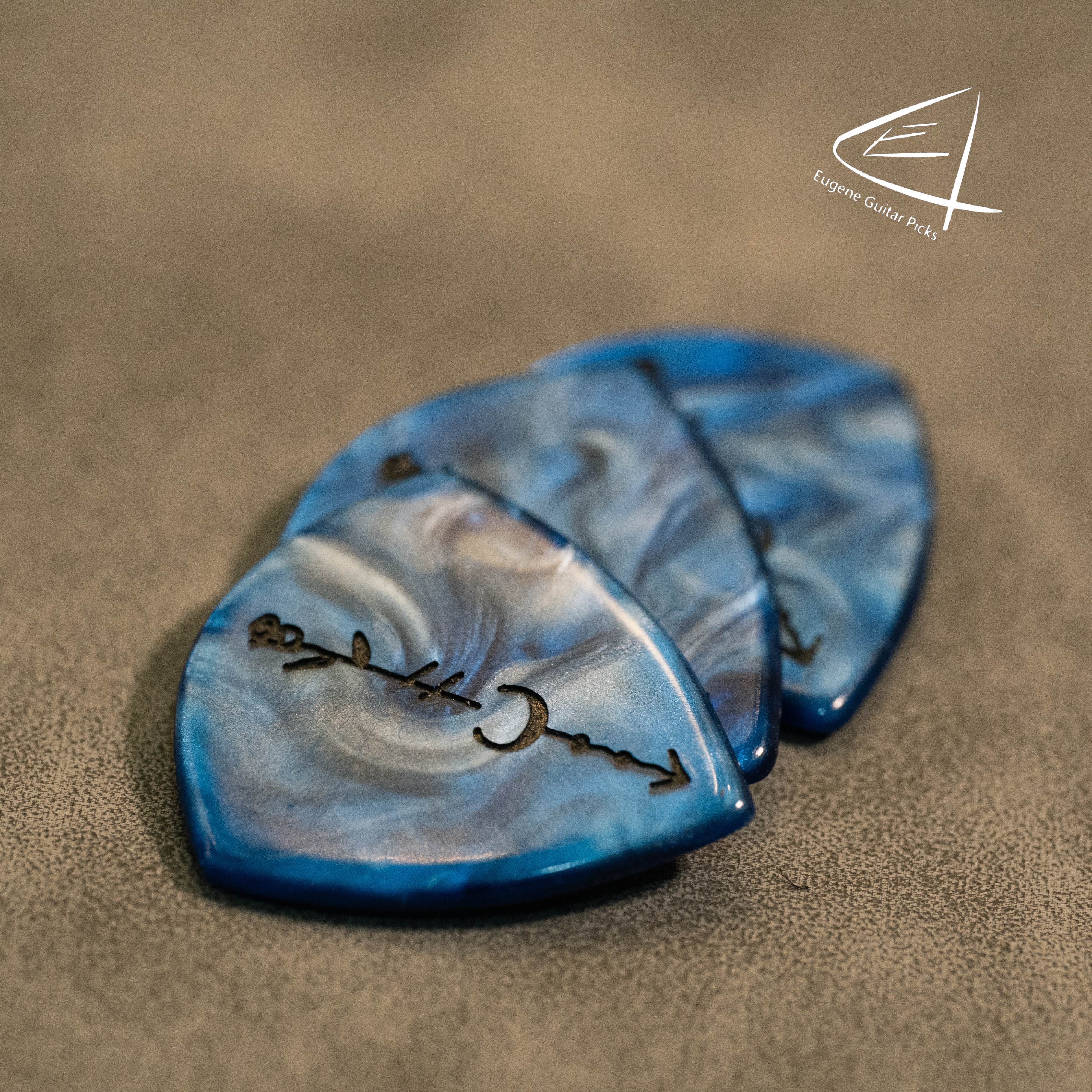 Eugene Guitar Picks Deep sea深海系列手工电吉他拨片2.2mm-封面