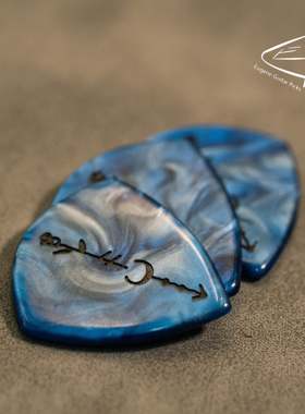 Eugene Guitar Picks Deep sea深海系列手工电吉他拨片2.2mm