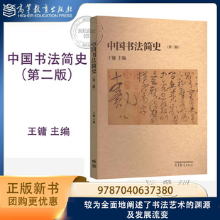中国书法简史 第二版第2版 王镛 高等教育出版社 美术书法专业本专科 高师高专教材