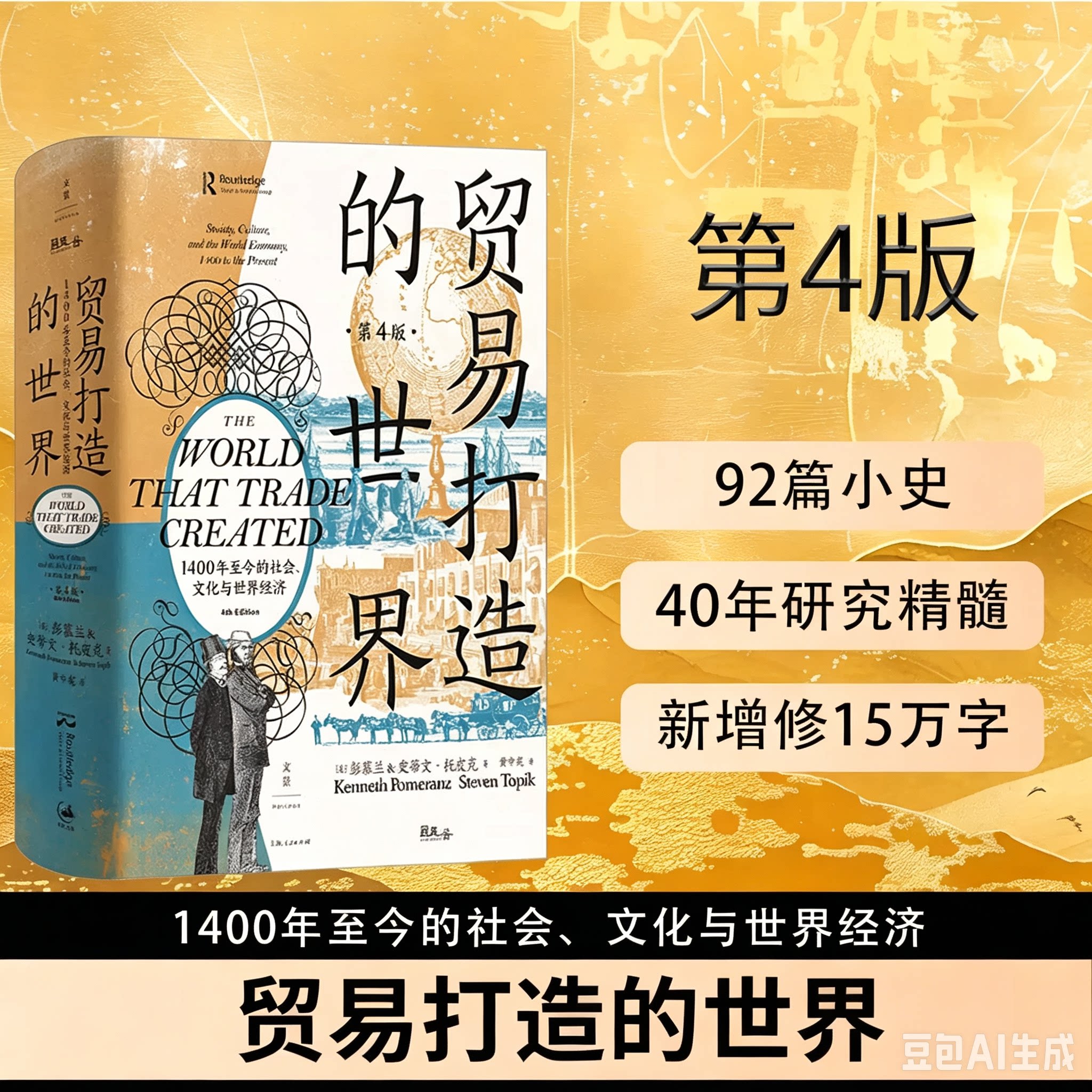 贸易打造的世界:1400年至今的社会文化与世界经济第四版 彭慕兰著作集上海人民出版社世纪文景世界史92篇小史