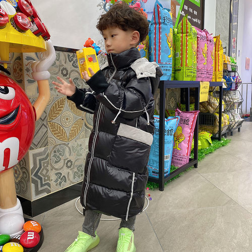 2025中长款加厚洋气儿童羽绒服