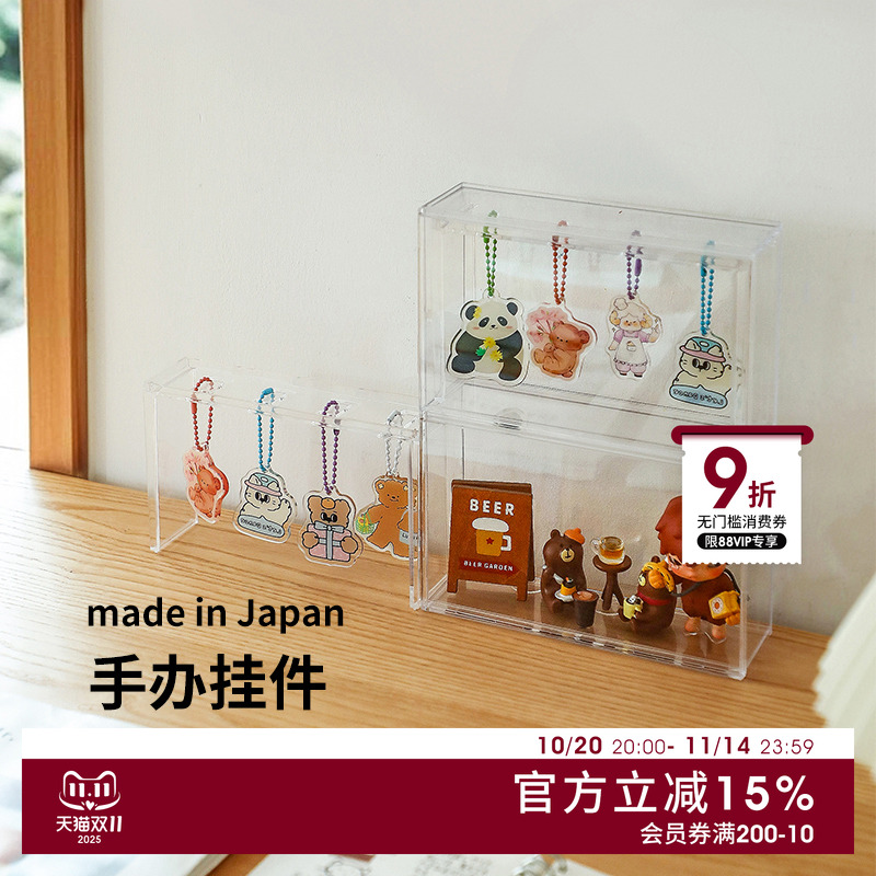 日本进口透明展示盒手办模型摆件