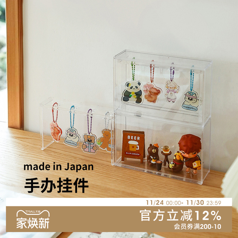 日本进口透明展示盒手办模型摆件
