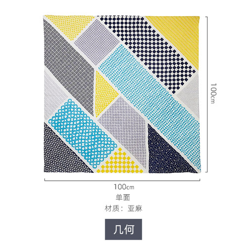 MUSUBI日本进口棉方巾礼物包装和风包袱布风吕敷户外郊游野餐布