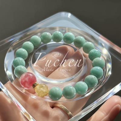 「溪海」希望之海天河石老矿手串