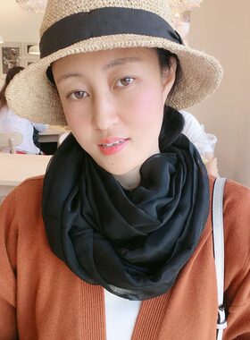 套头纱巾围脖桑蚕丝薄款夏天春秋