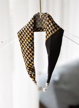 磁扣丝巾项链2022新款