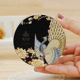 国货金雀点翠轻烟蜜粉卡T~C01/定妆散粉7.5g控油遮瑕持久防水防汗