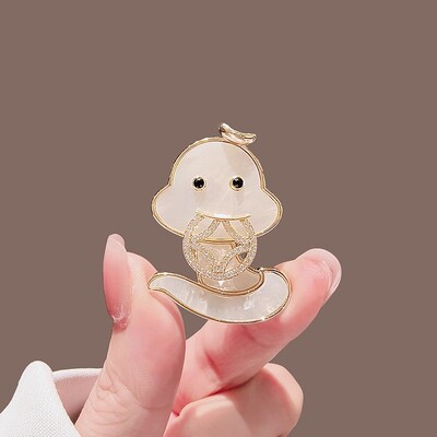 丨1折专区丨品牌撤柜丨可爱咬金币蛇宝宝胸针胸花蛇生肖配饰品女