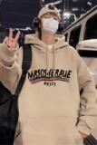 CM077P60新品纯棉重磅卫衣宽松休闲帽衫美式港风长袖上衣外套，男装卫衣，星座304A-1