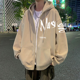 H181常规BP70加绒75秋冬棉60%连帽运动衫外套宽松潮牌情侣拉链外，男装卫衣，星座304A-1