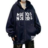 H201加绒BP75秋冬加厚加绒卫衣外套宽松重磅美式连帽拉链开衫，男装卫衣，星座304A-1