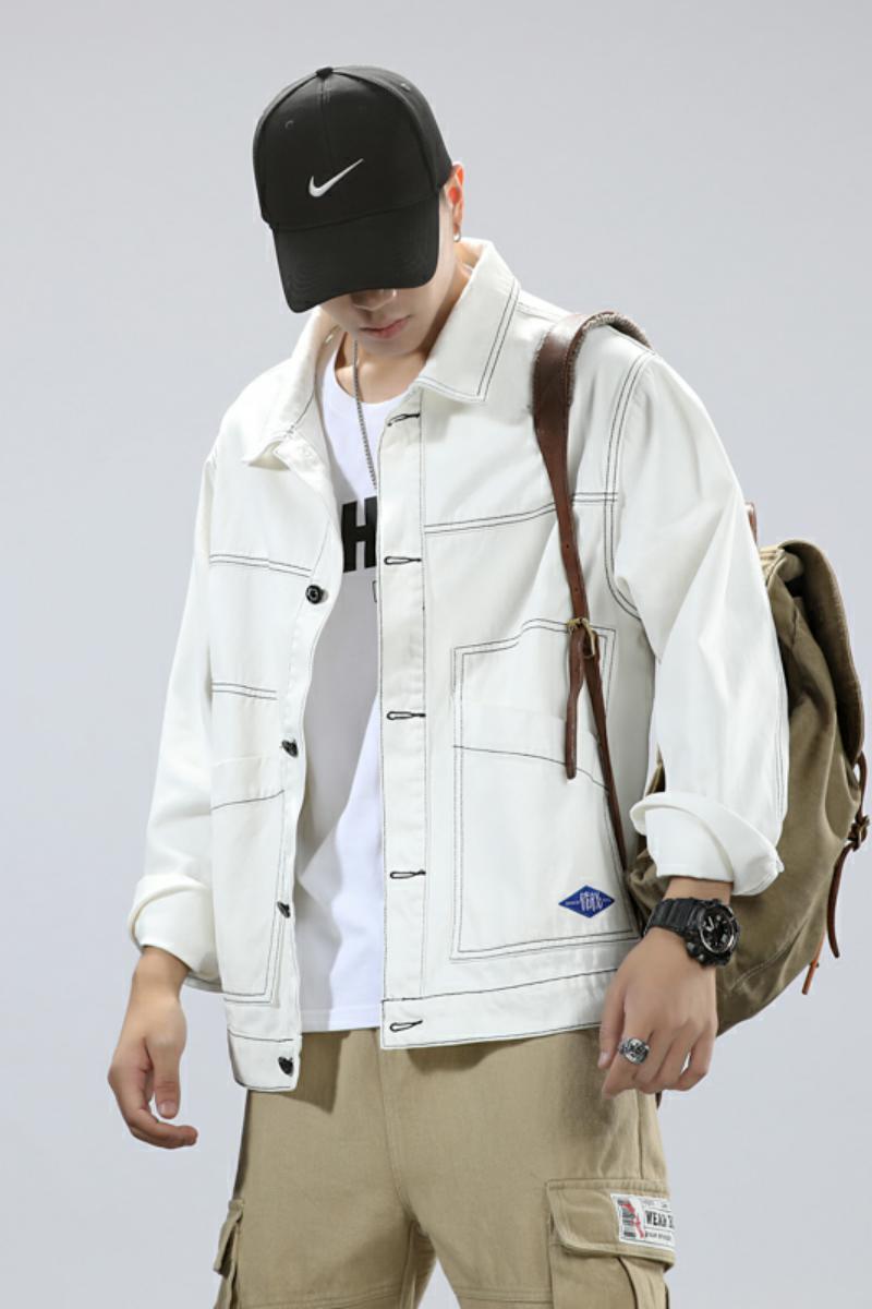 XZ304B-2-W9919BP85秋季秋冬牛仔外套简约韩版休闲,男装夹克,星座304A-1