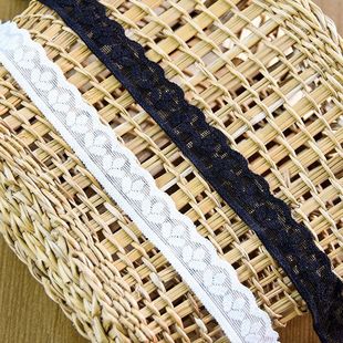 饰 头装 1.5cm蕾丝小边单波叶子撕边蕾丝花边直婚纱配饰腰 头裤