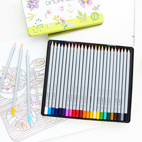 韩国慕那美慕娜美油性彩色铅笔