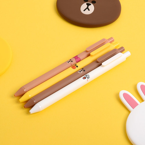 新品授权书源中性笔LINEFRIENDS