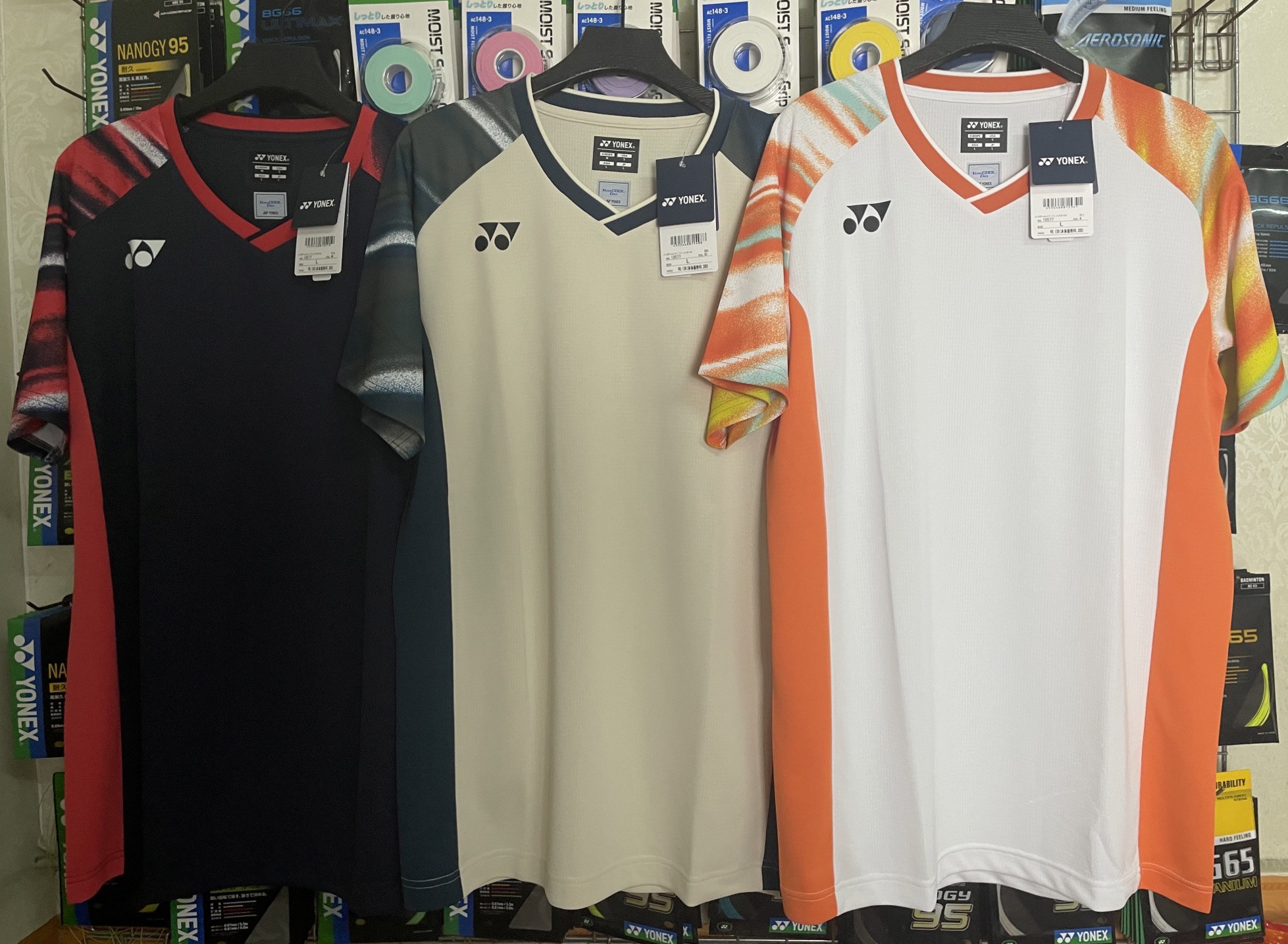 24款YONEX尤尼克斯10577 JP日本版男款羽毛球大赛服VCD速干球服