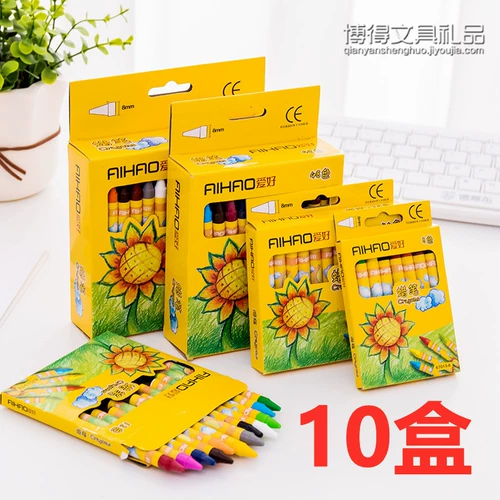 Детские канцтовары для школьников для детского сада, мелки, подарок на день рождения, 8 цветов, 12 цветов