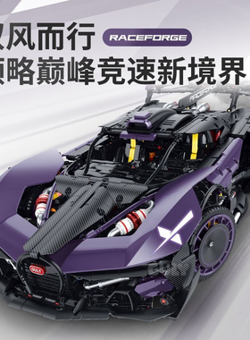 10643科技机械系列火流星布加迪高难度拼装diy小颗粒积木玩具模型