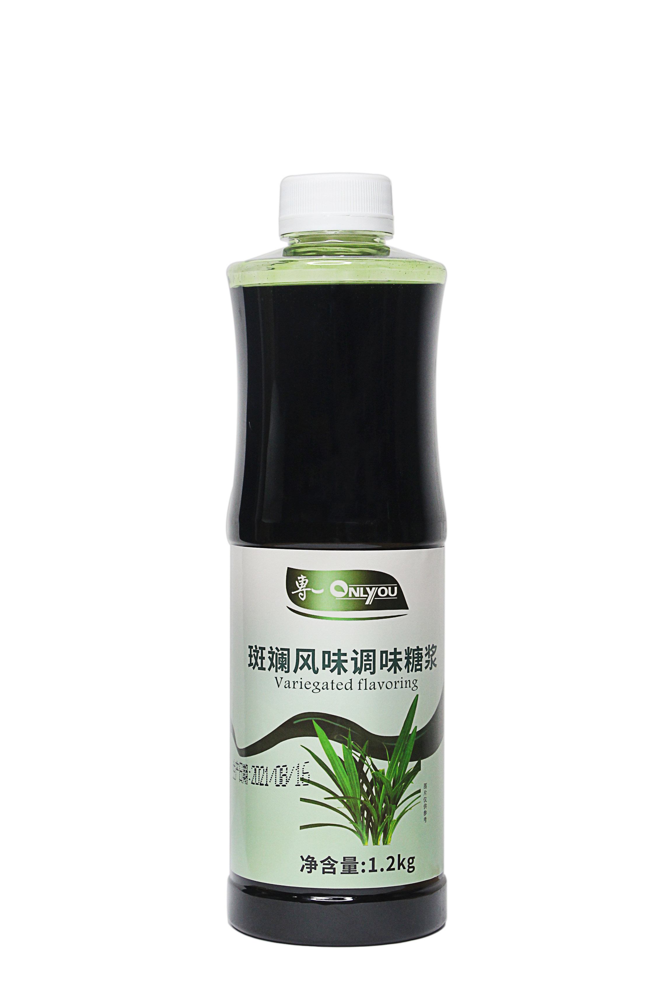 专一斑斓风味糖浆1.2kg 奶茶店专用斑斓叶柠檬茶 浓缩斑兰汁果酱