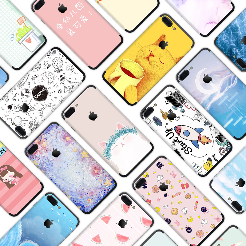 iphone7²ÊĤƻ¹û7pÊÖ»úºóÌùÖ½7plusÈ«°üÈ«ÉíÌùi7±³Ä¤8plus¶¨ÖÆ4.7´ç8pºóĤ5.5´ç¸öÐÔxÌùĤ6sºó¸Ç6plus±³Ìù10